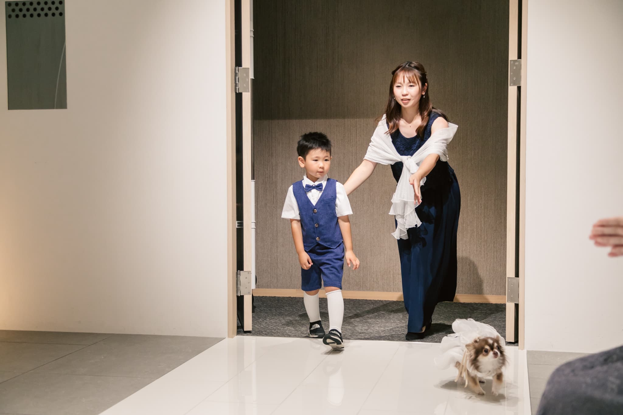 ウェディングレポート第二弾★かわいいゲストがお手伝い